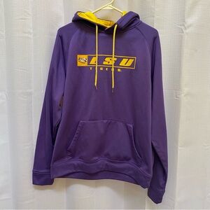 COLOSSEUM MEN’S LSU Pullover Hoodie Size M